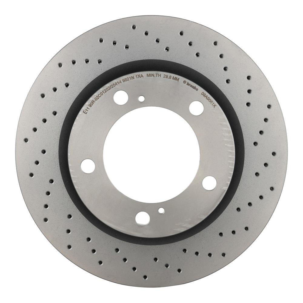 Brembo 09.A966.1X Brembo Xtra Drilled Performance Rotors | Summit