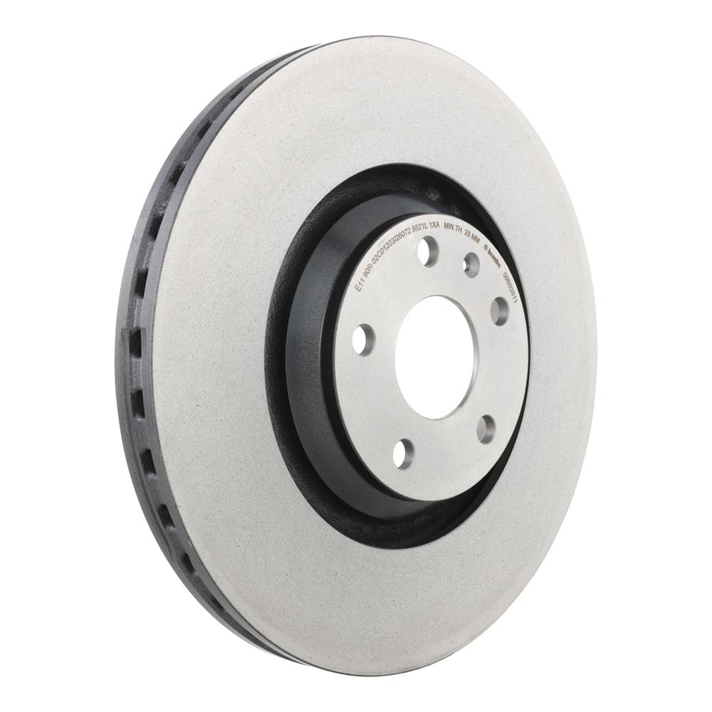 Brembo Prime UV Coated Brake Rotors 09.B038.11 Rotor, Brembo, Vented, Solid Surface, 13.39 in. Diameter, Iron, UV-Coated, Audi, Each thumbnail 4