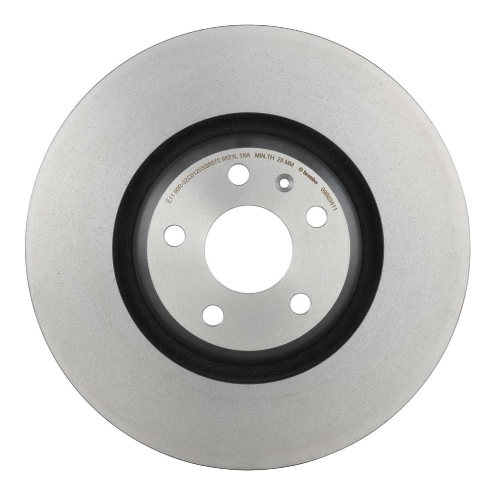 Brembo Prime UV Coated Brake Rotors 09.B038.11 Rotor, Brembo, Vented, Solid Surface, 13.39 in. Diameter, Iron, UV-Coated, Audi, Each thumbnail 2