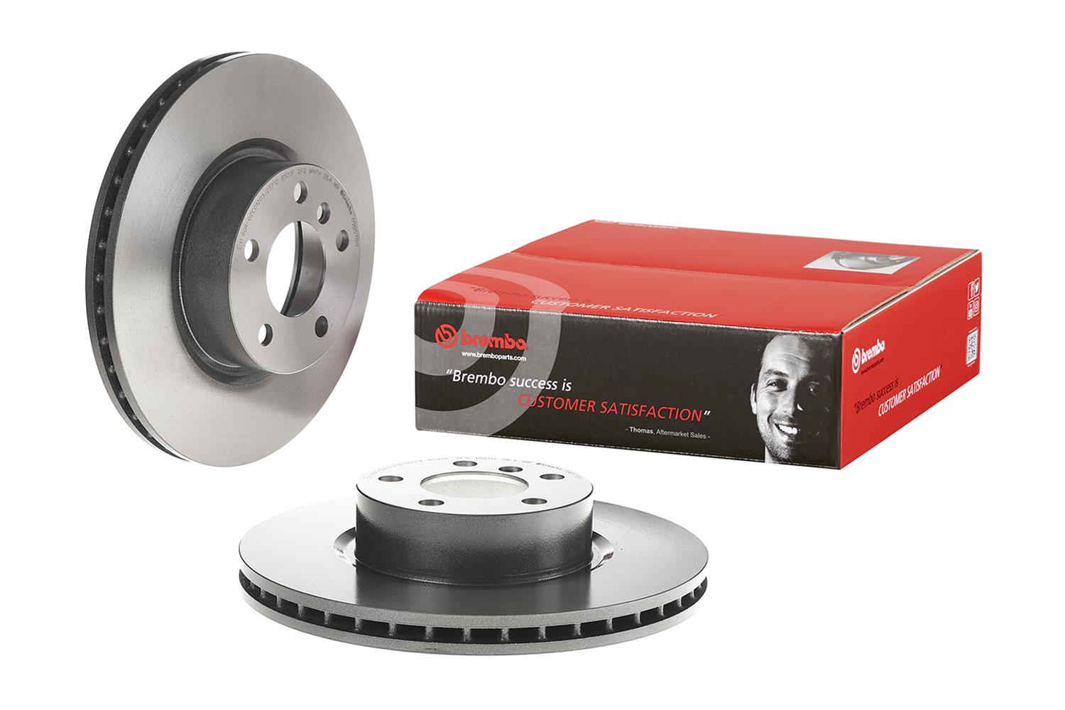 Brembo 09.B570.11 Brembo Premium UV Coated Brake Rotors | Summit 