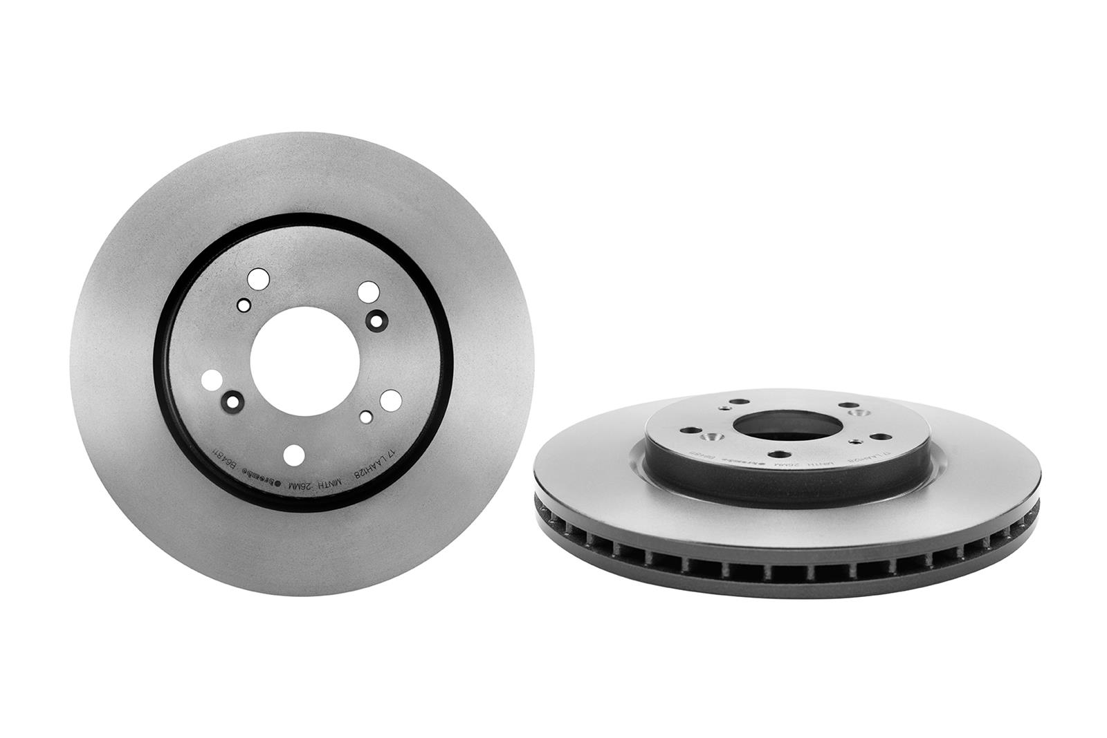 Brembo 09.B648.11 Brembo Premium UV Coated Brake Rotors Summit Racing
