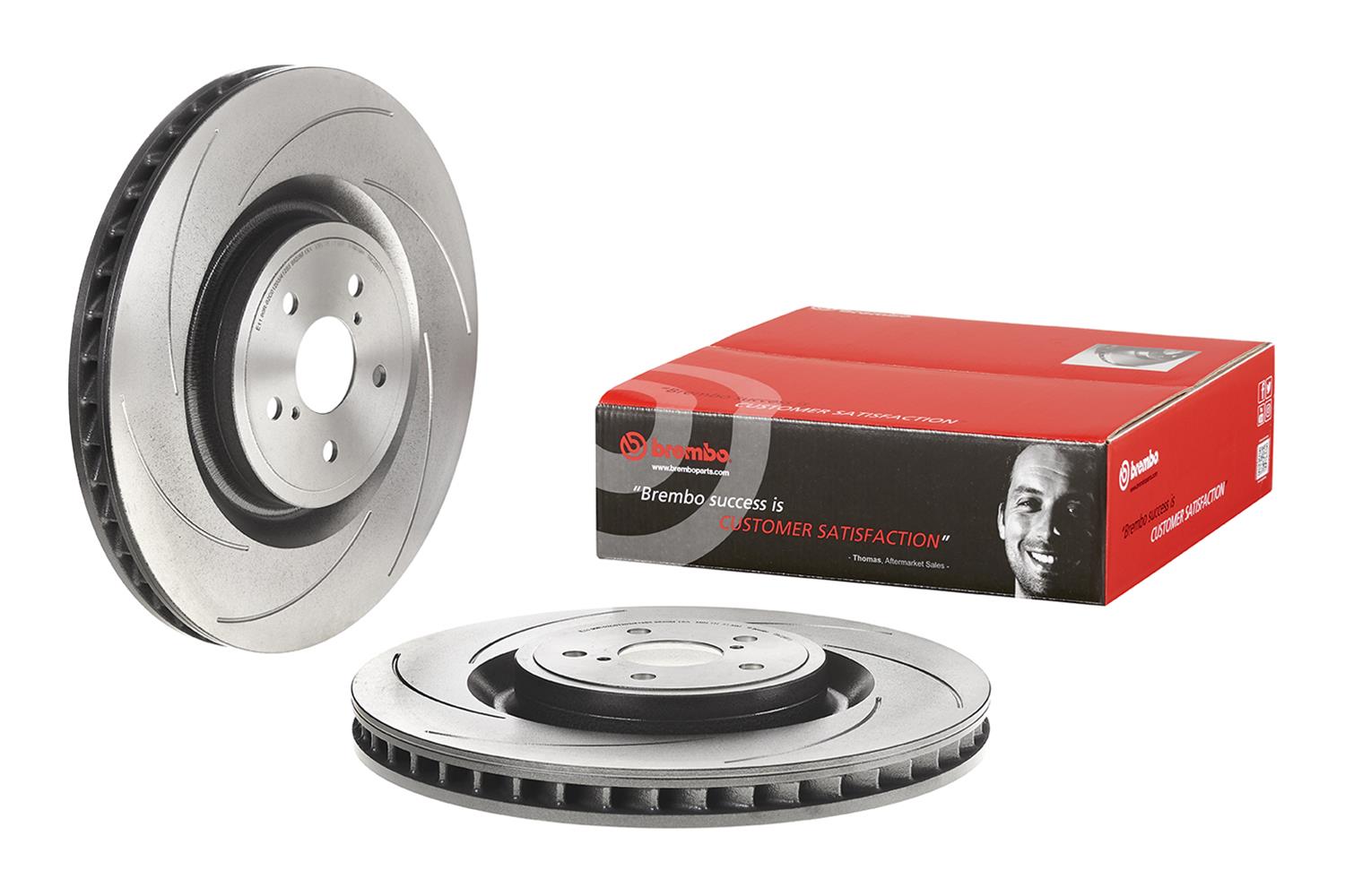 Brembo 09.C266.11 Brembo Premium UV Coated Brake Rotors | Summit  