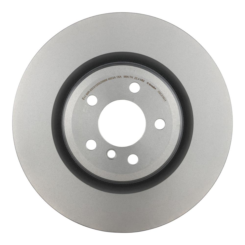 Brembo Prime UV Coated Brake Rotors 09.C314.11 Rotor, Brembo, Vented, Solid Surface, 14.57 in. Diameter, Iron, UV-Coated, BMW, Each thumbnail 4