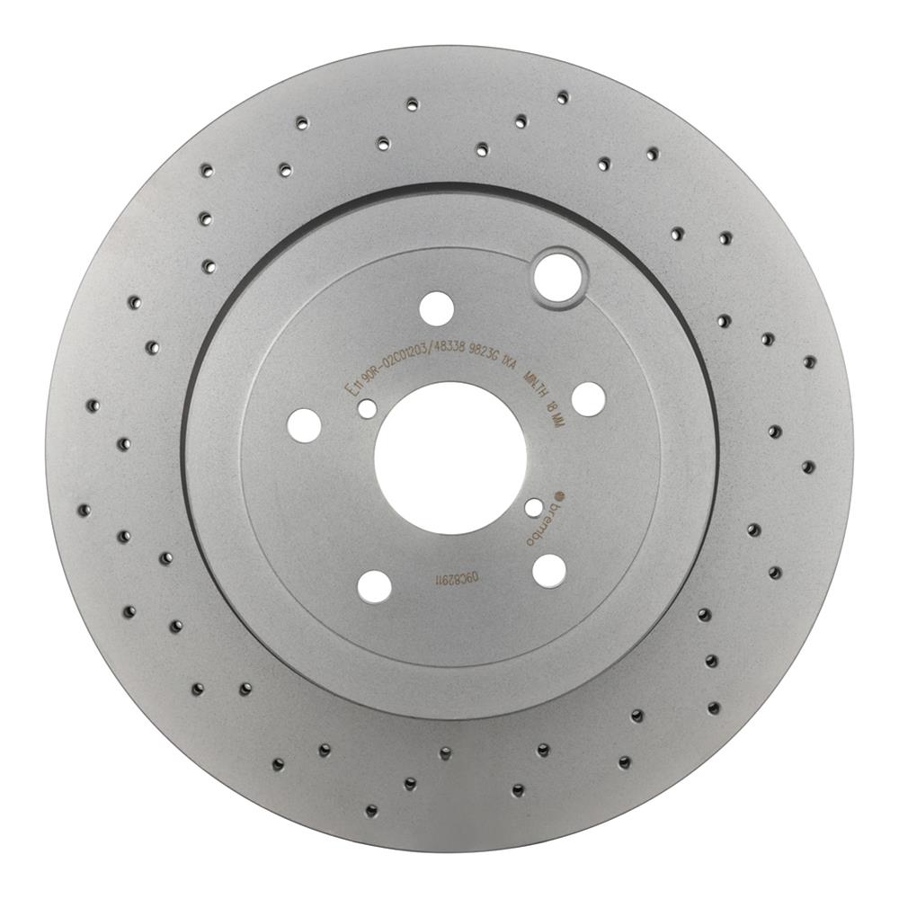 Brembo 09.C829.11 Brembo Prime UV Coated Brake Rotors | Summit Racing