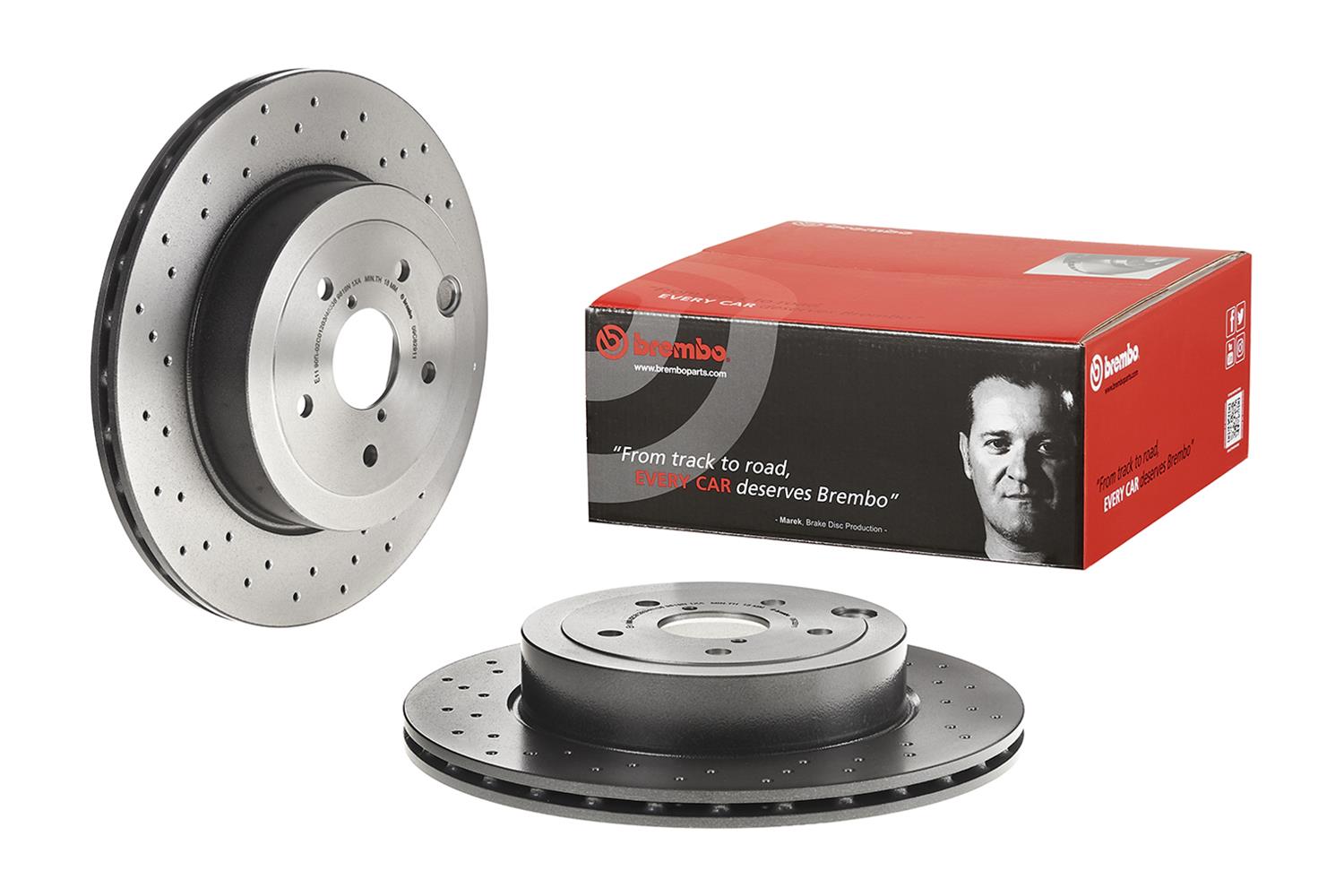 Brembo 09.C829.11 Brembo Prime UV Coated Brake Rotors | Summit Racing