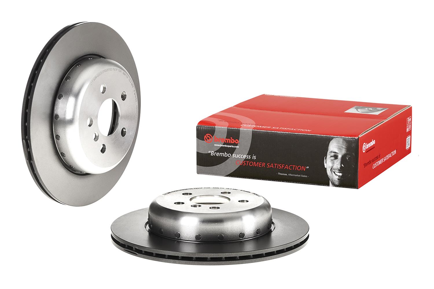 Brembo 09.D903.13 Brembo Premium UV Coated Brake Rotors Summit Racing