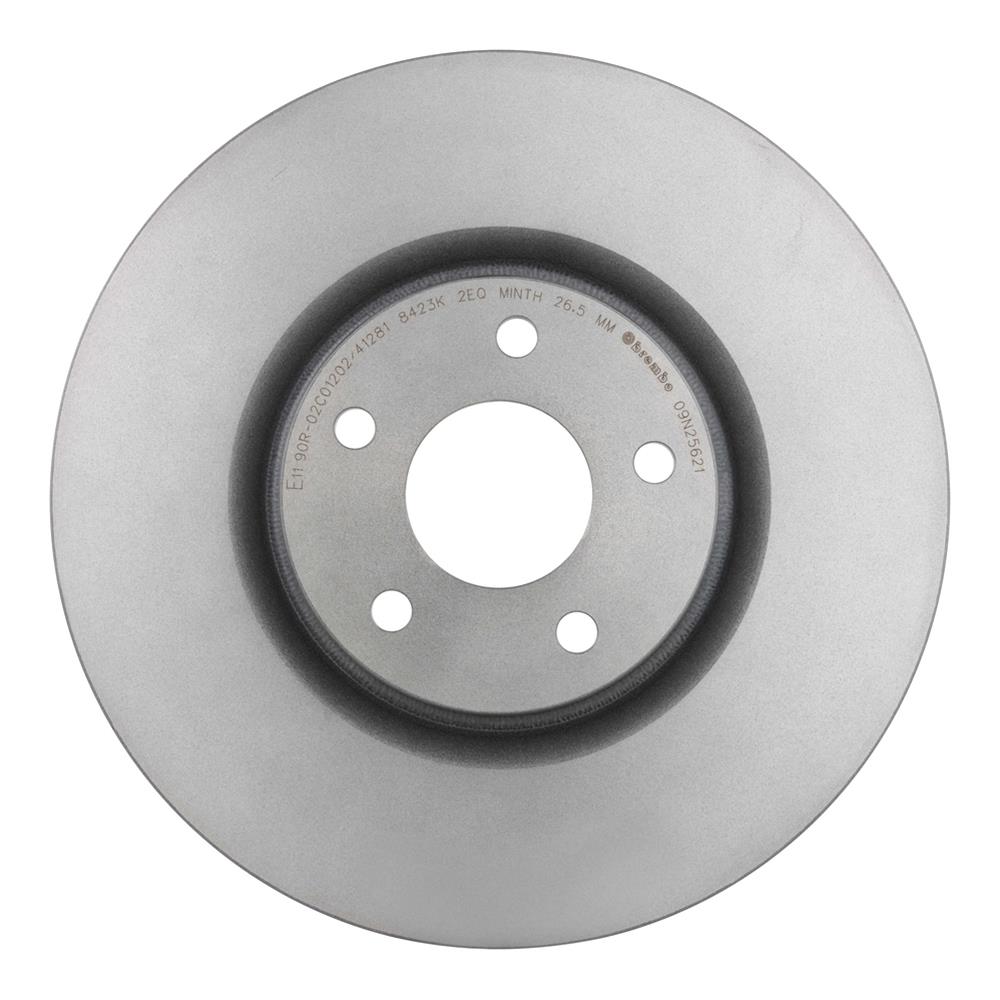 Brembo Prime UV Coated Brake Rotors for 2013-2020 FUSION, 2013-2016 MKZ - 09.N256.21 Rotor, Brembo, Vented, Solid Surface, 12.44 in. Diameter, Iron, UV-Coated, Ford, Each thumbnail 3