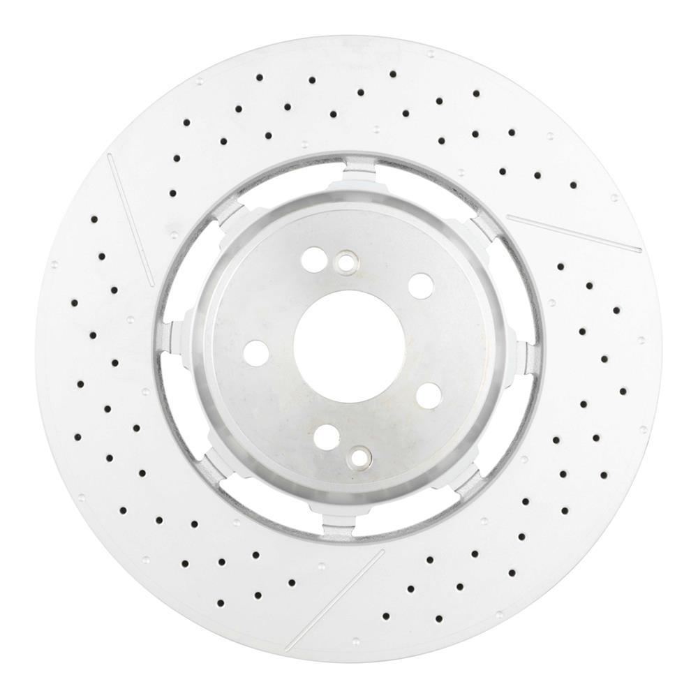 Brembo Premium UV Coated Brake Rotors 09B84833 Rotors, Coated, Solid Surface, 15.35 in. O.D., Iron, UV-coated, Front, Mercedes-Benz, Each thumbnail 2