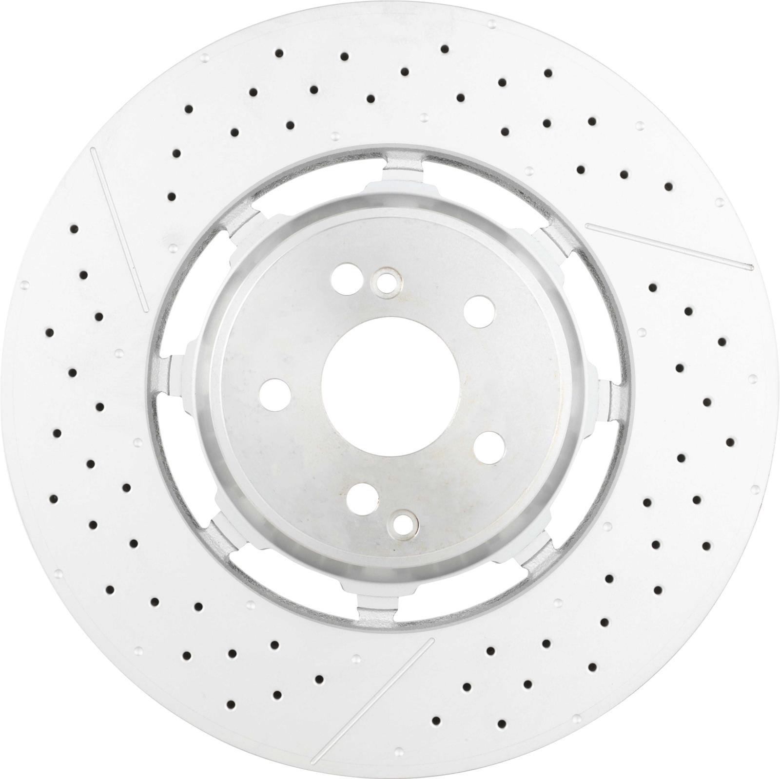 Brembo Premium UV Coated Brake Rotors 09B84833 Rotors, Coated, Solid Surface, 15.35 in. O.D., Iron, UV-coated, Front, Mercedes-Benz, Each thumbnail 7
