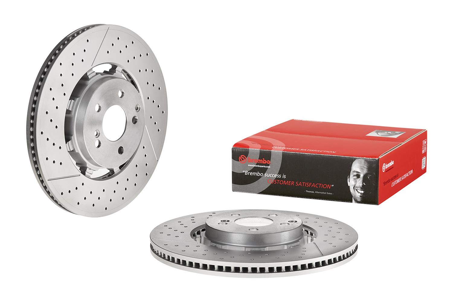 Brembo 09.C826.33 Brembo Prime UV Coated Composite Rotors | Summit