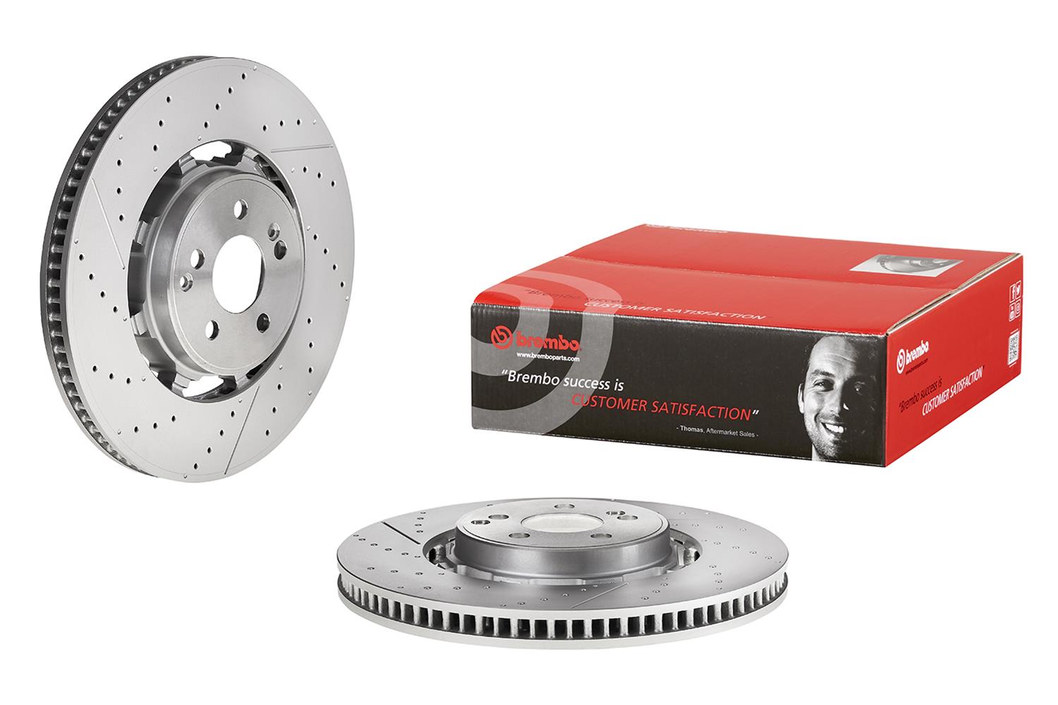 Brembo 09.D411.33 Brembo Prime UV Coated Composite Rotors | Summit