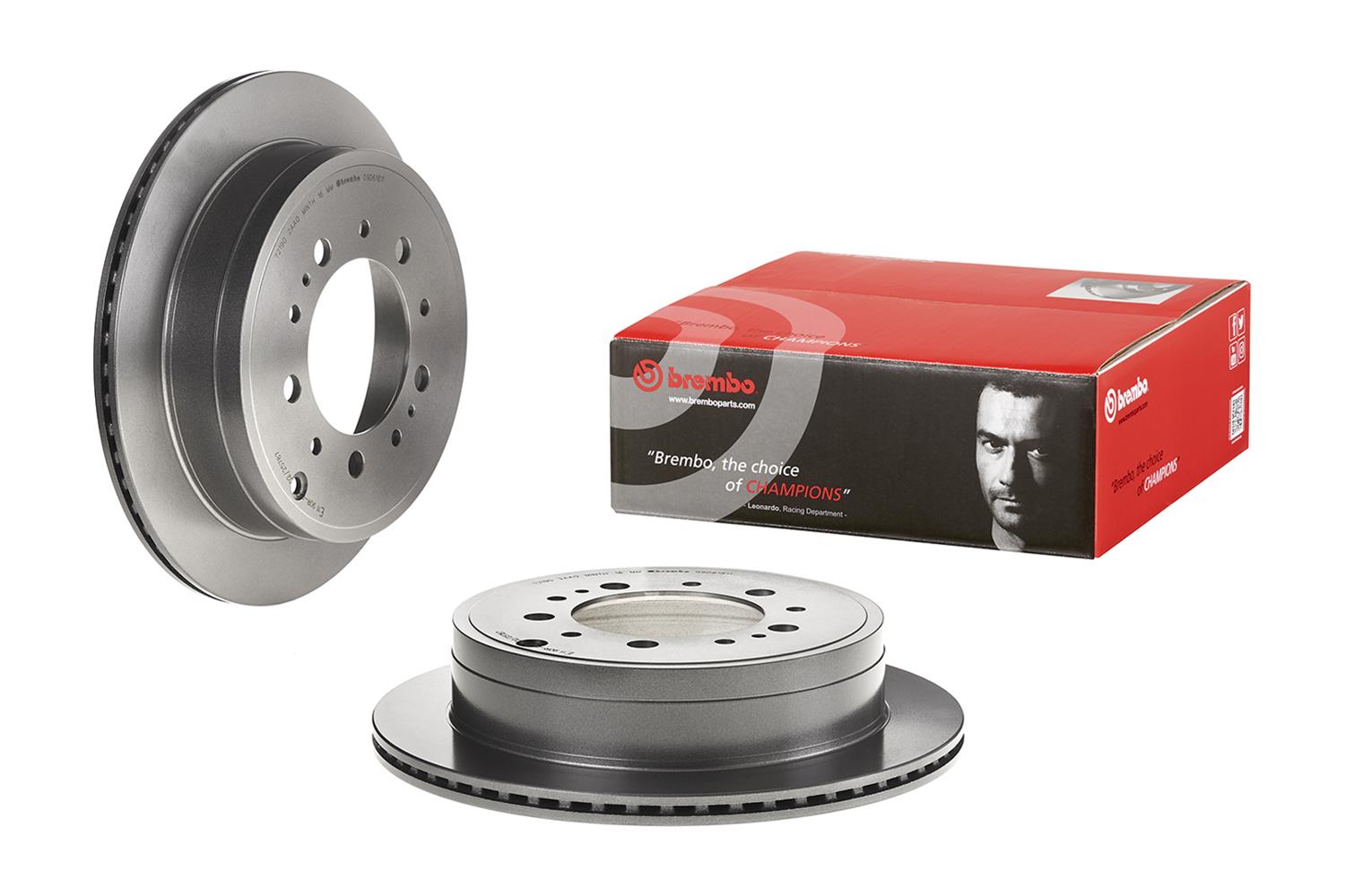 Brembo 09.D618.11 Brembo Prime UV Coated Brake Rotors | Summit Racing