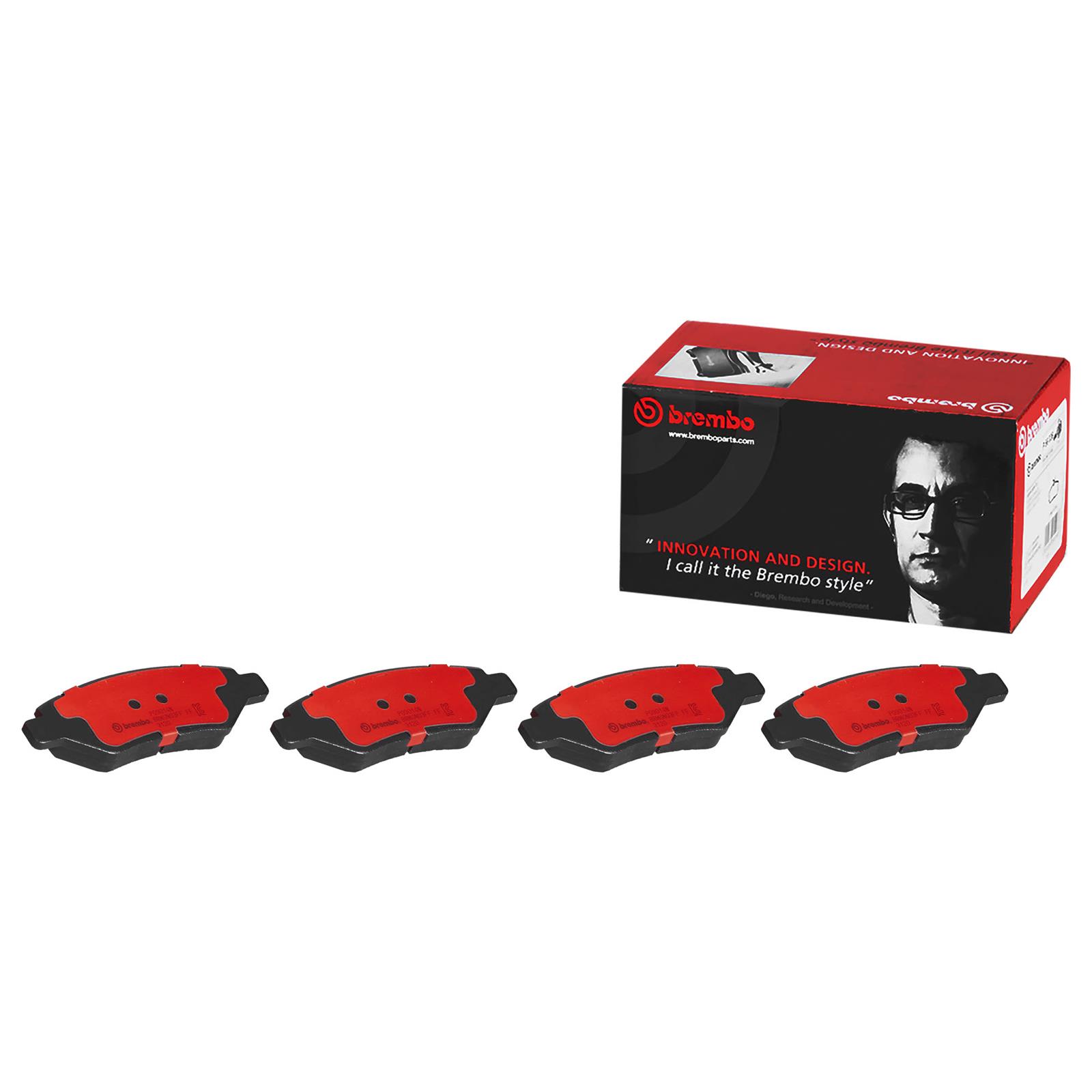 Brembo NAO Ceramic Brake Pads P09014N Pads, NOA Ceramic, Cadillac, Chevrolet, Rear, Set