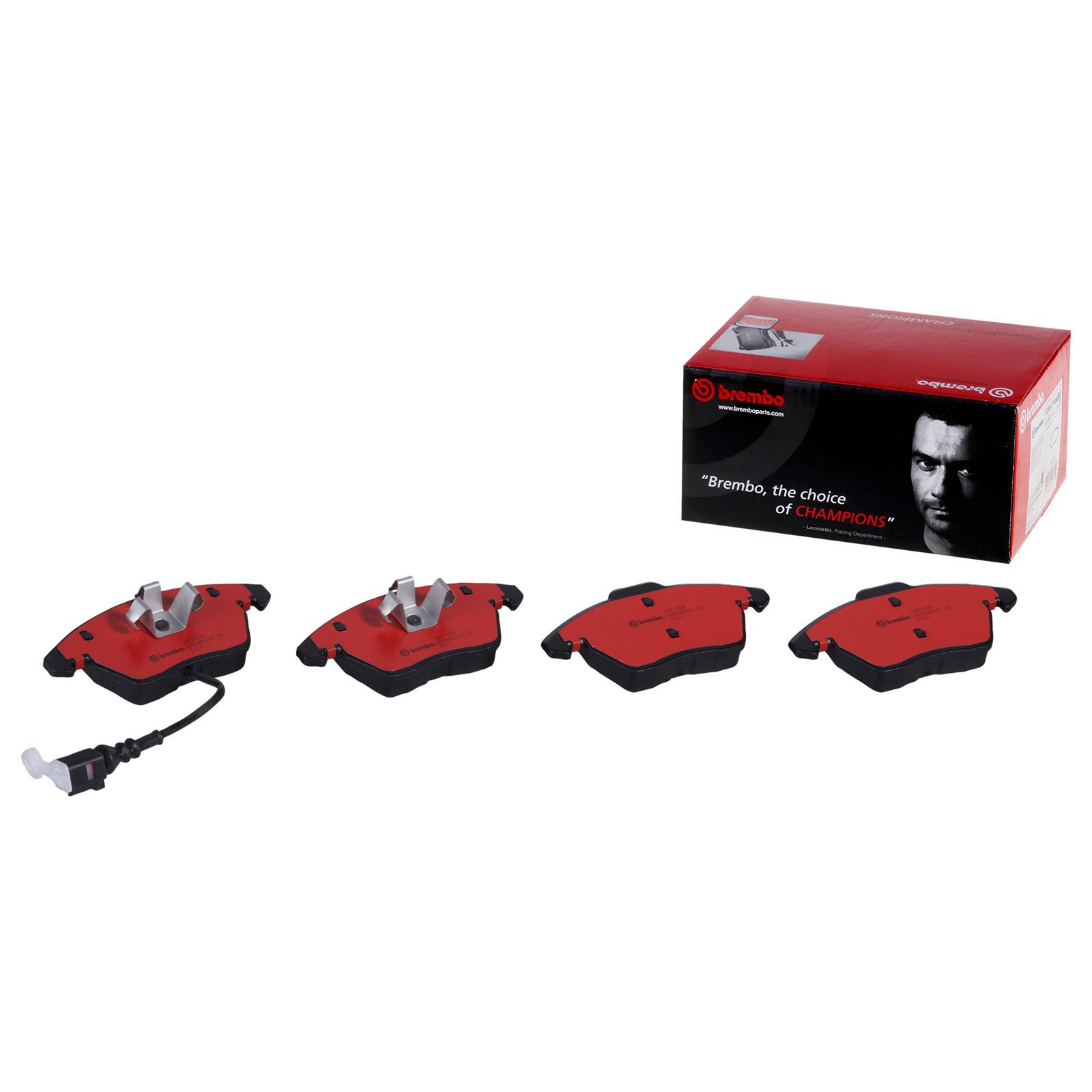 Brembo Ceramic Brake Pad Set Front & Rear With Sensor Kit For Mercedes X164 W164 W251