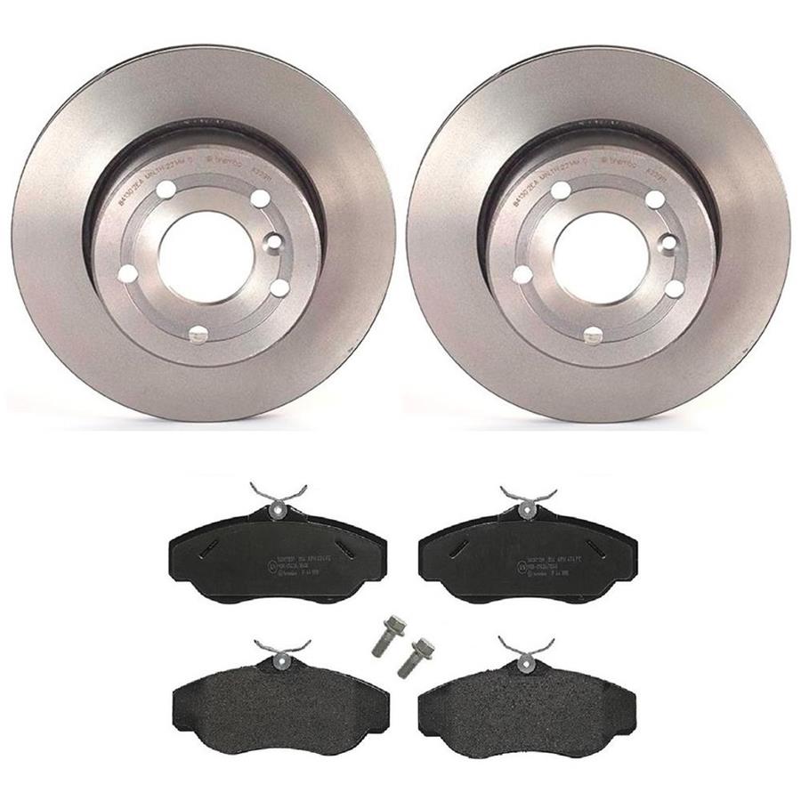 Detroit Axle Front Brake Kit – Disc Rotors & Ceramic Pads – Land Rover Discovery 1999-2004