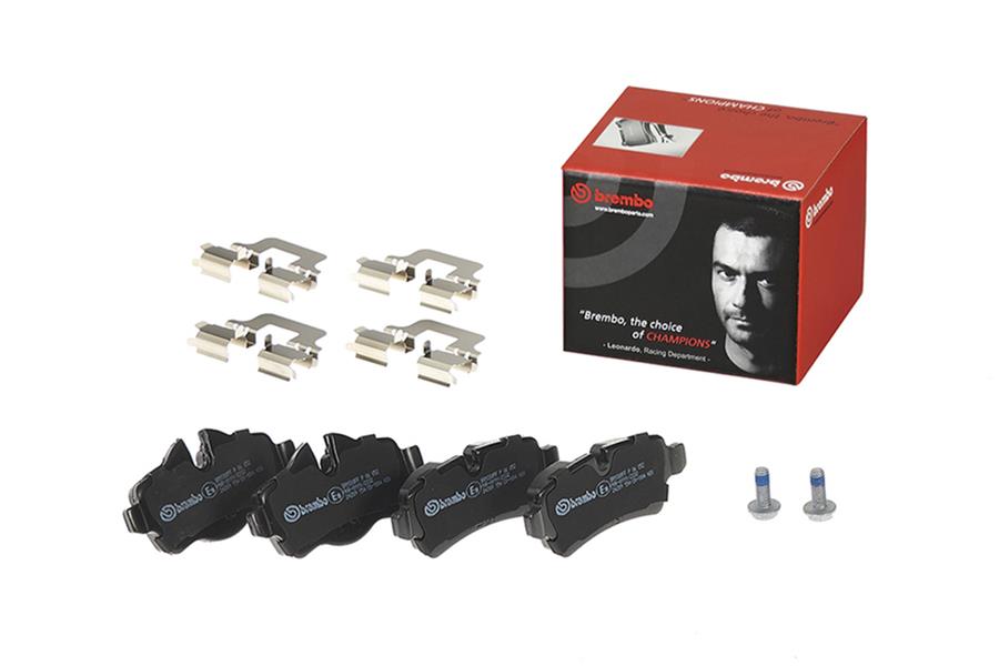 Brembo Low-Met Brake Pads P06052 Pads, Low-Met, Semi-Metallic, Mini, Rear, Set thumbnail 6