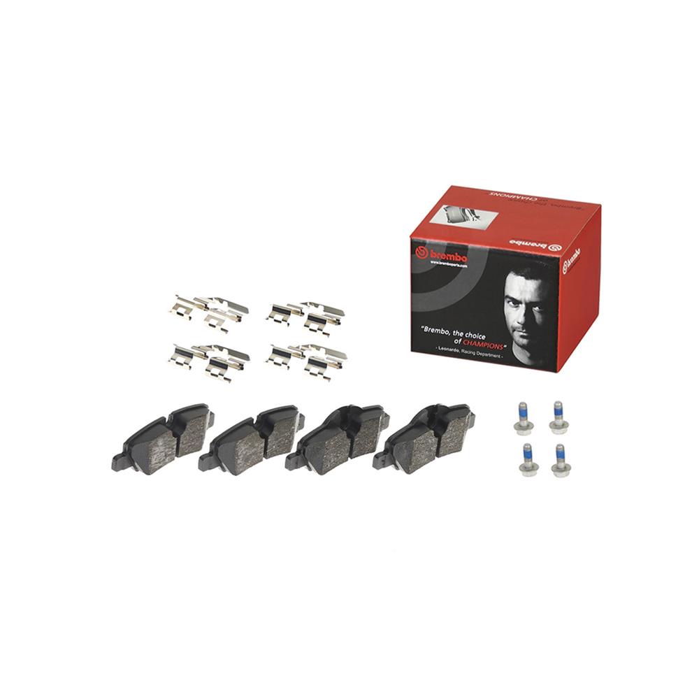 Brembo Low-Met Brake Pads P06090 Pads, Low-Met, Semi-Metallic, Mini, Rear, Set thumbnail 2