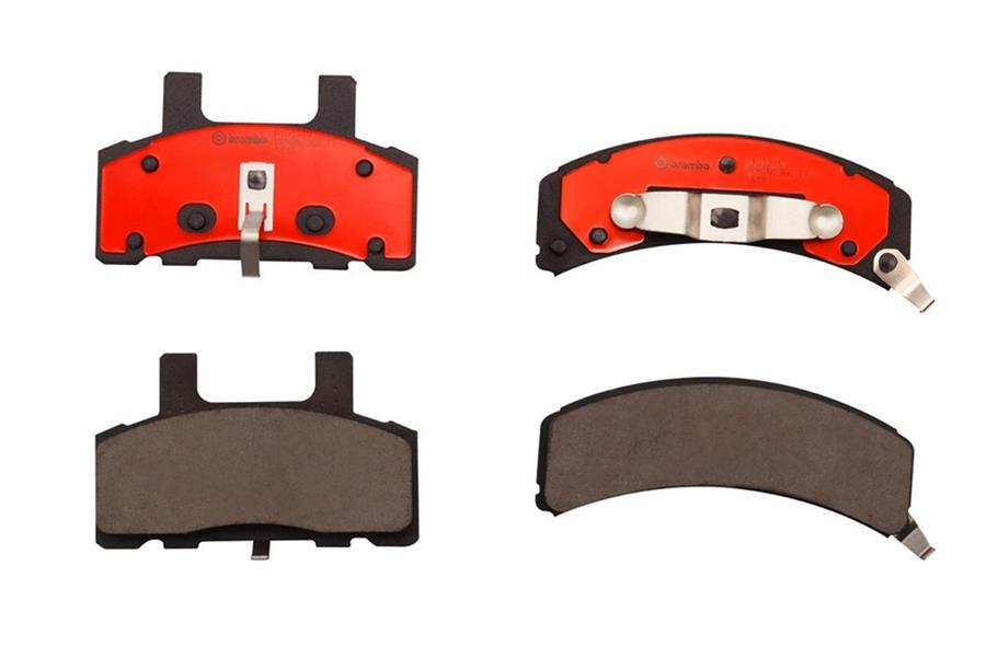 Brembo NAO Ceramic Brake Pads P10021N Pads, NOA Ceramic, Cadillac, Chevrolet, GMC, Dodge, Front, Set thumbnail 2