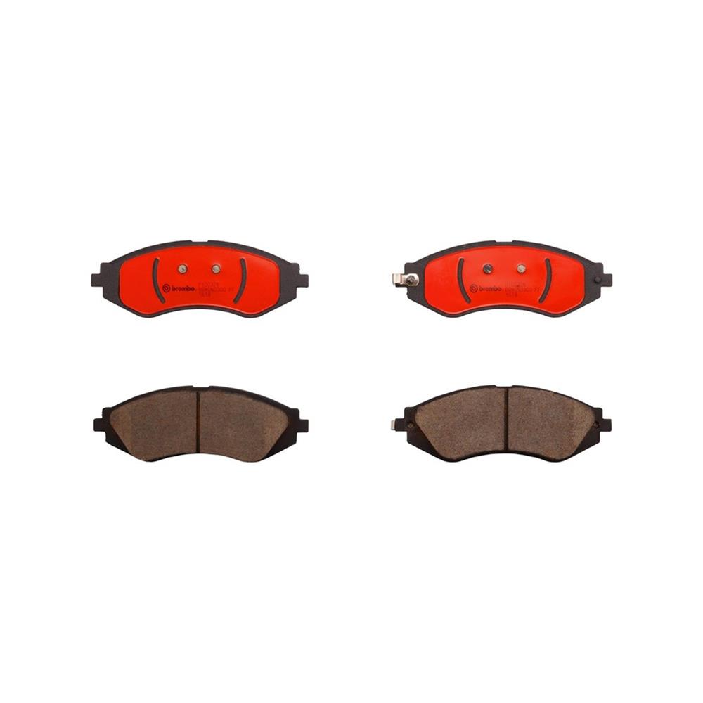 Brembo NAO Ceramic Brake Pads P10032N Pads, NOA Ceramic, Chevrolet, Pontiac, Suzuki, Front, Set
