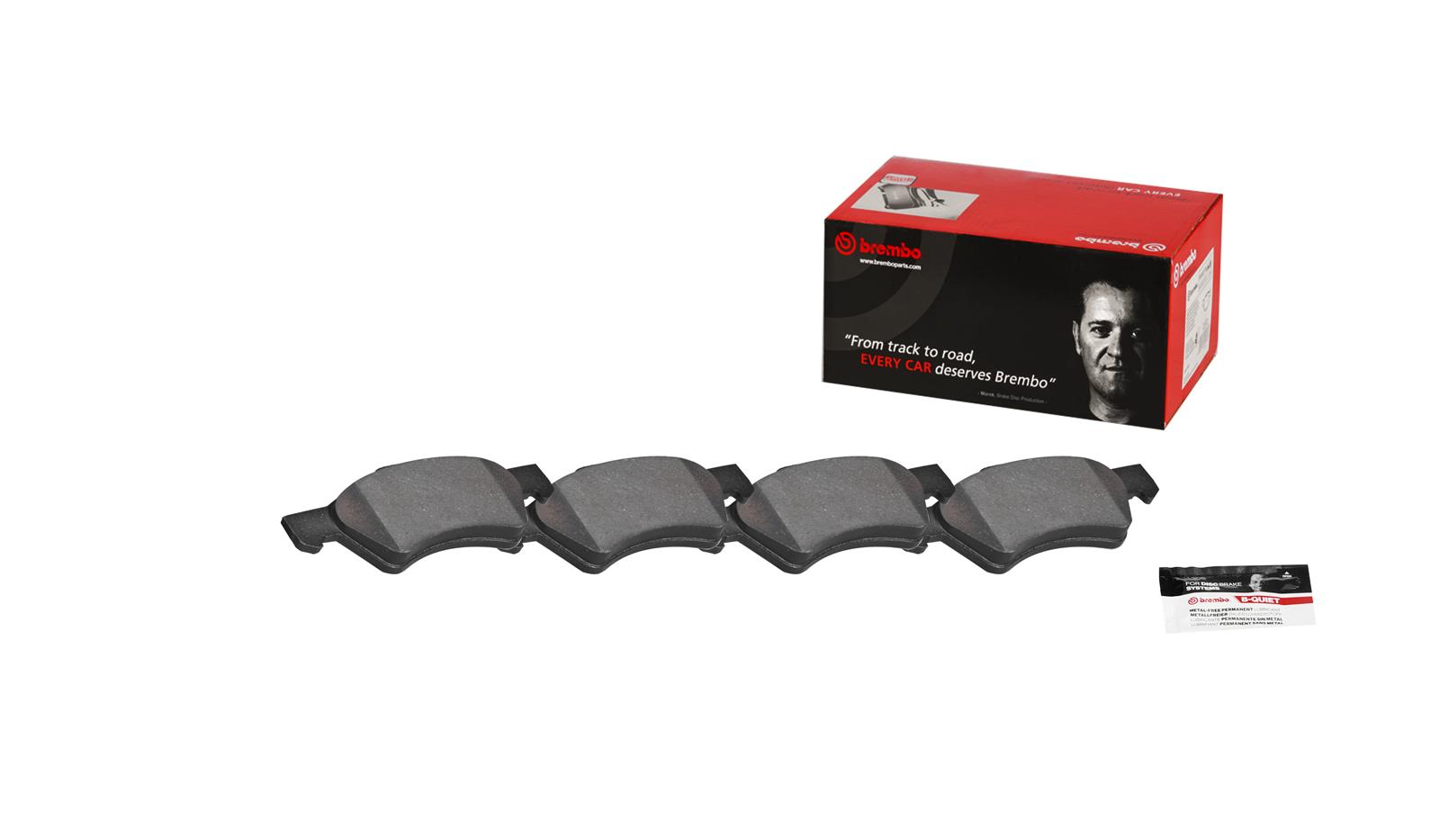 Brembo NAO Ceramic Brake Pads P11015N Pads, NOA Ceramic, Chrysler, Dodge, Front, Set thumbnail 3