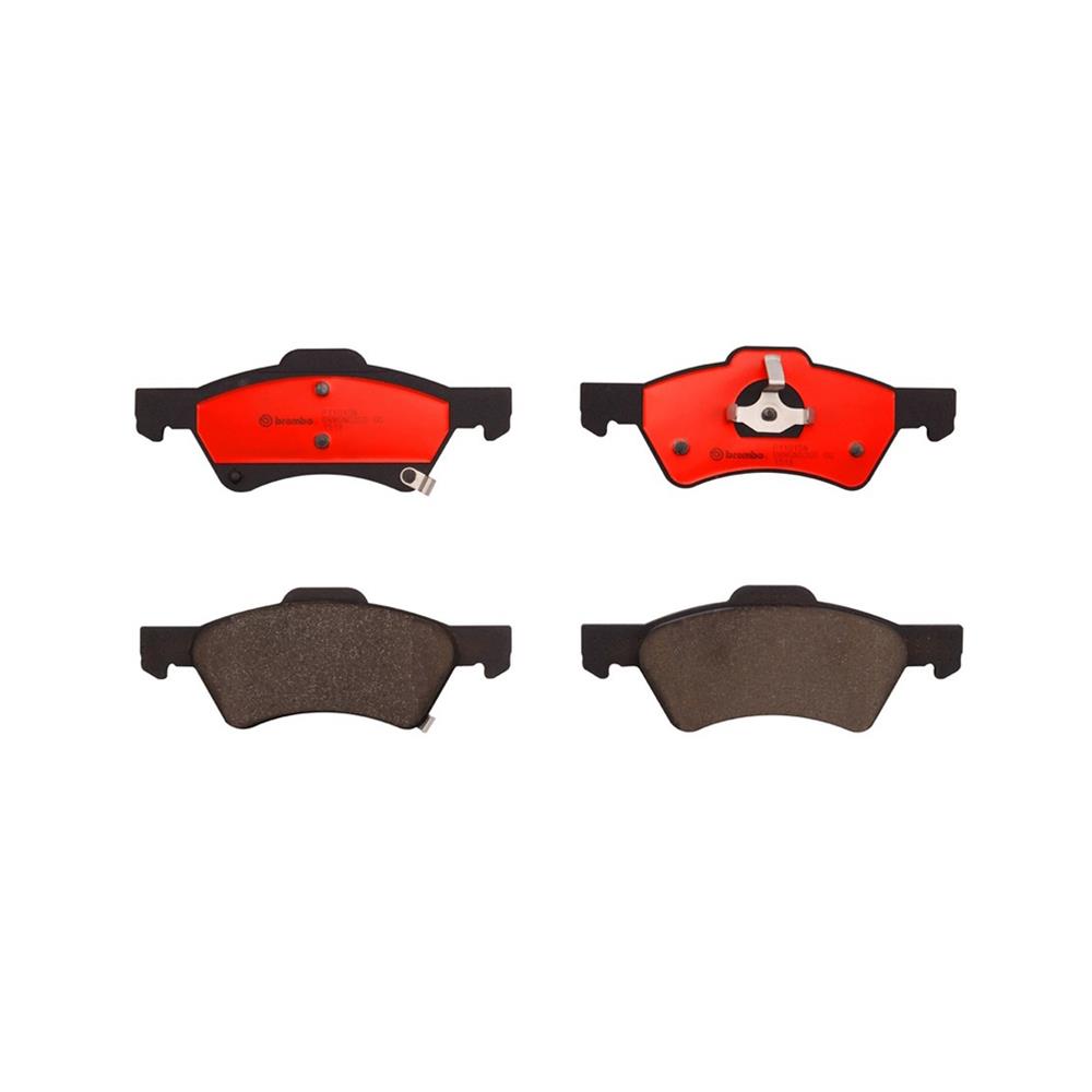 Brembo NAO Ceramic Brake Pads P11015N Pads, NOA Ceramic, Chrysler, Dodge, Front, Set