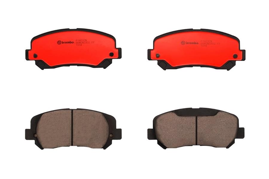 Brembo NAO Ceramic Brake Pads P18032N Pads, NOA Ceramic, Chrysler, Dodge, Front, Set thumbnail 2