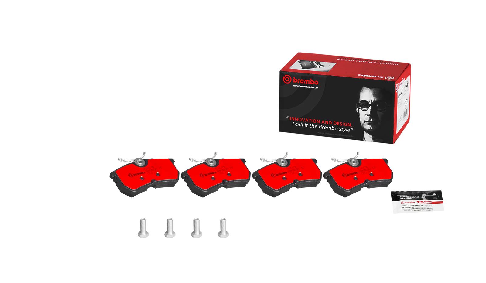 Brembo NAO Ceramic Brake Pads P24047N 2014 Ford Fiesta ST thumbnail 2