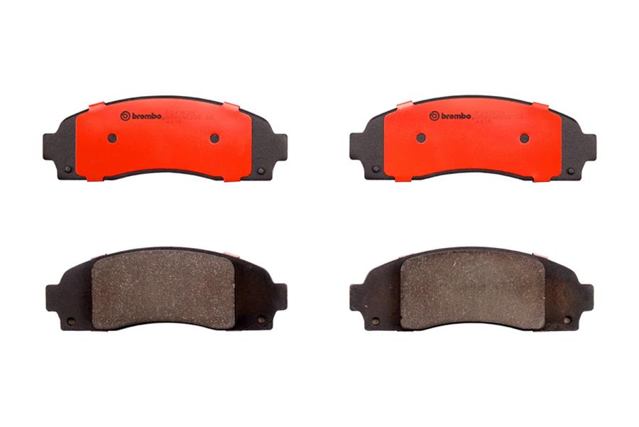 Brembo NAO Ceramic Brake Pads for 2001-2005 EXPLORER SPORT TRAC - P24183N Pads, Brembo, Ceramic, Integrally Molded, Shims, Ford, Set thumbnail 2