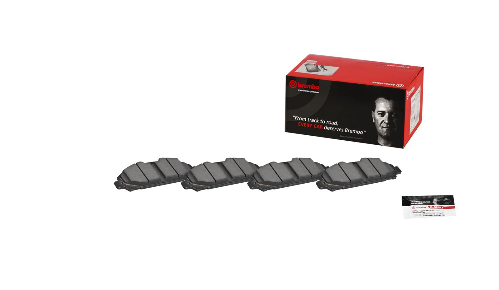 Brembo P24206N Brembo NAO Ceramic Brake Pads | Summit Racing