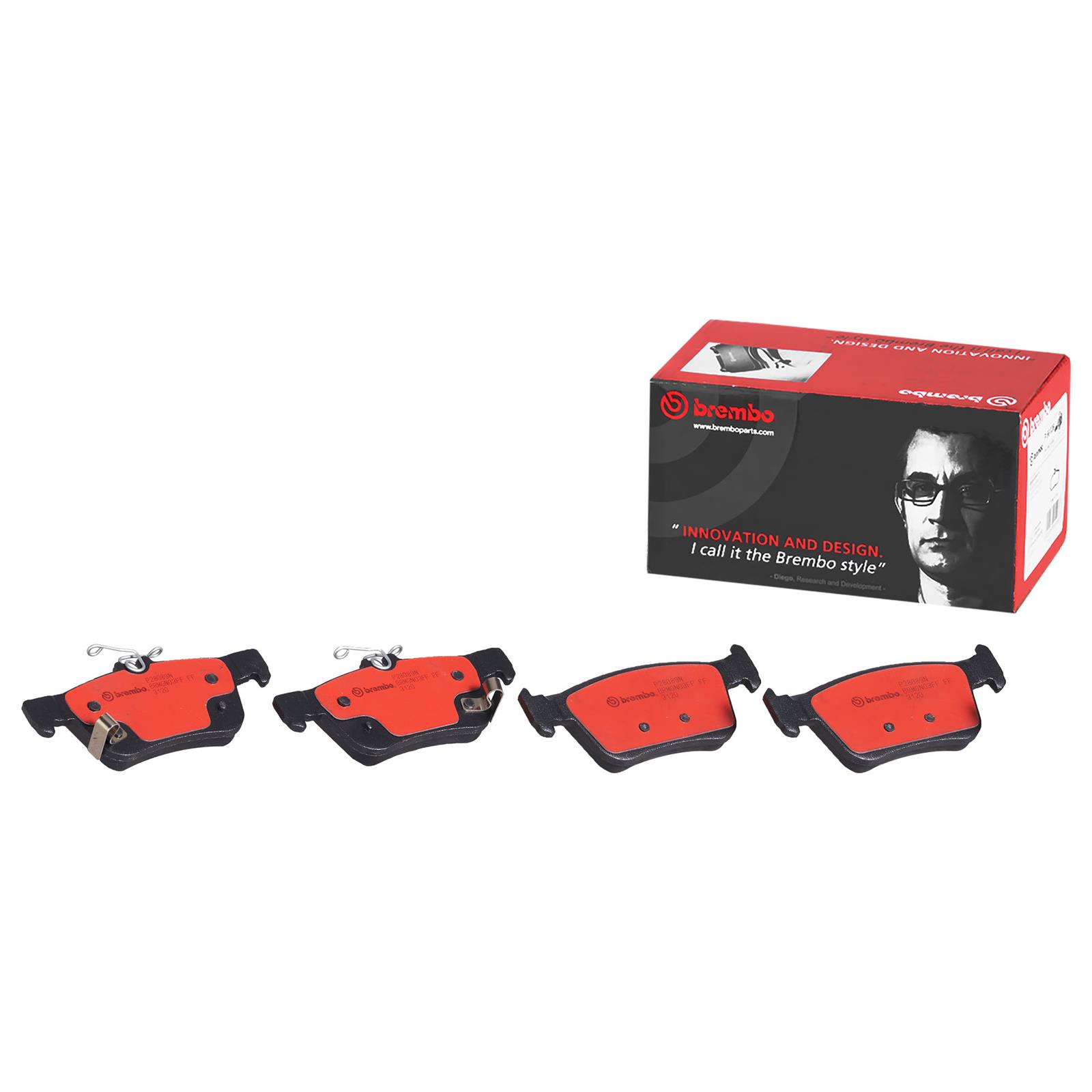Brembo P28089N Brembo NAO Ceramic Brake Pads | Summit Racing