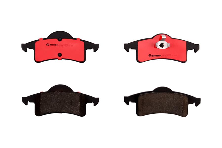 Brembo NAO Ceramic Brake Pads P37006N Pads, Brembo, Ceramic, Integrally Molded, Shims, Jeep, Set thumbnail 2