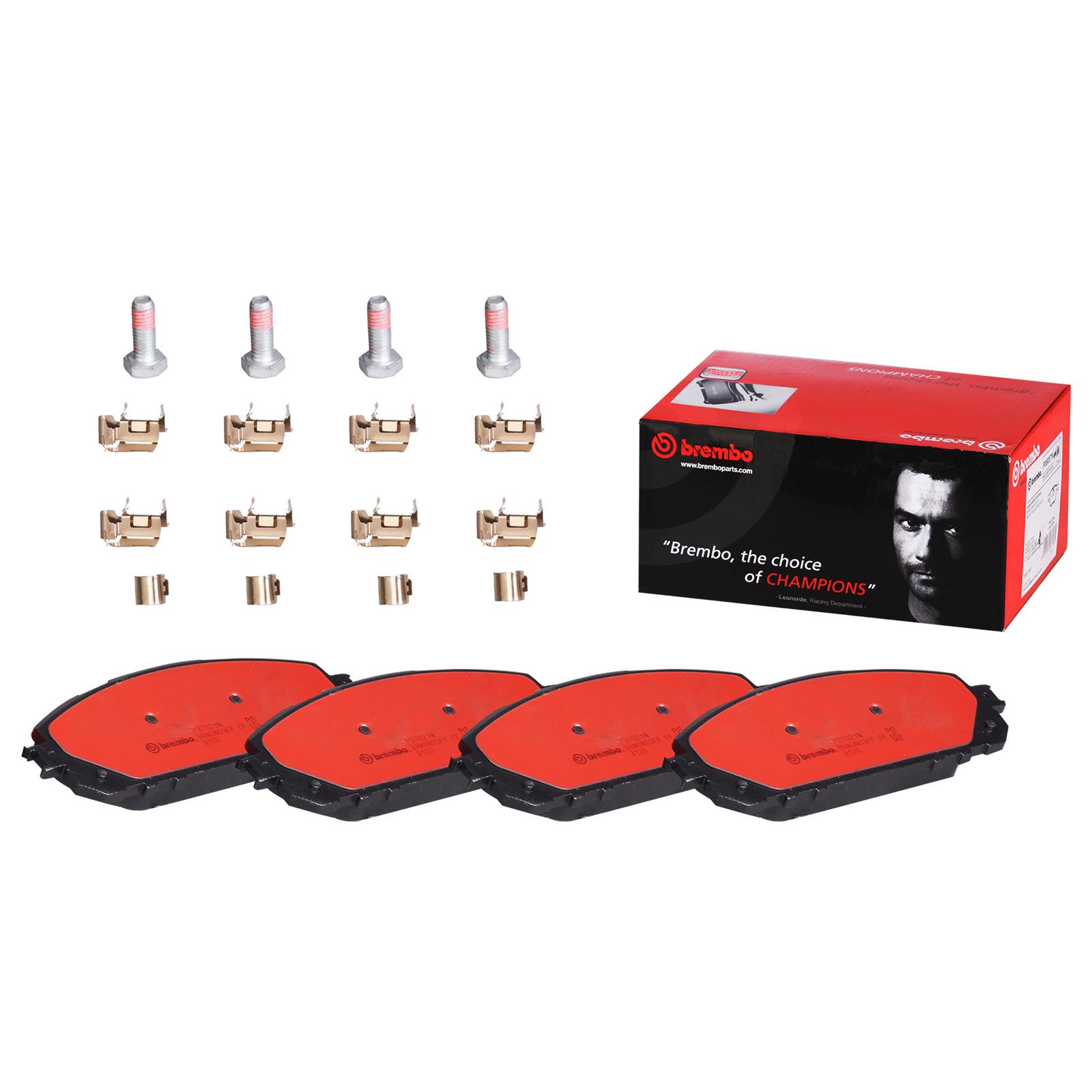 Brembo P37021N Brembo NAO Ceramic Brake Pads Summit Racing