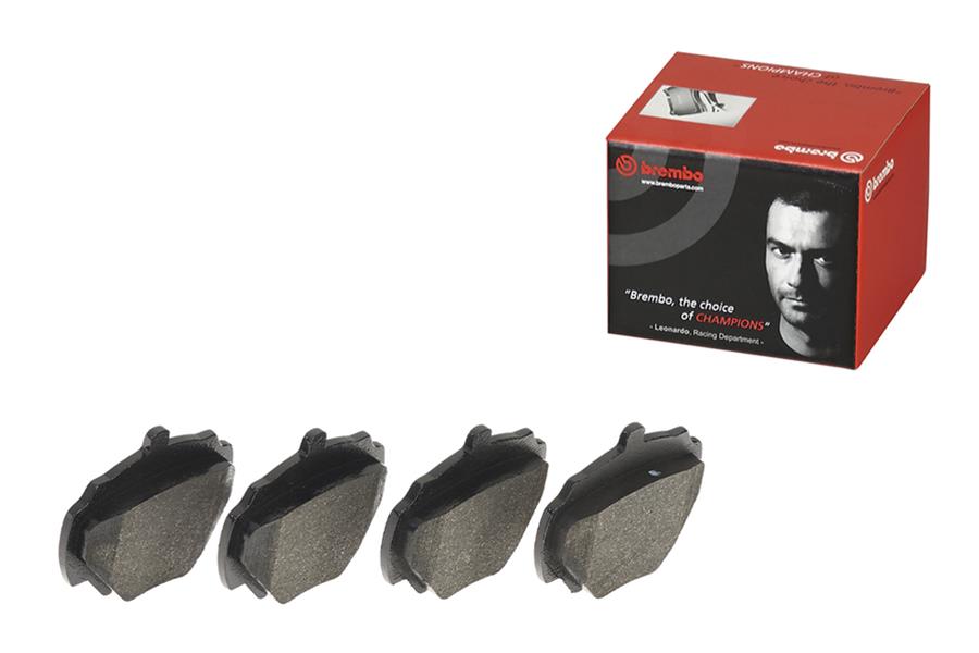 Brembo Low-Met Brake Pads P44001 Pads, Brembo, Semi-Metallic, Integrally Molded, Shims, Land Rover, Set thumbnail 6