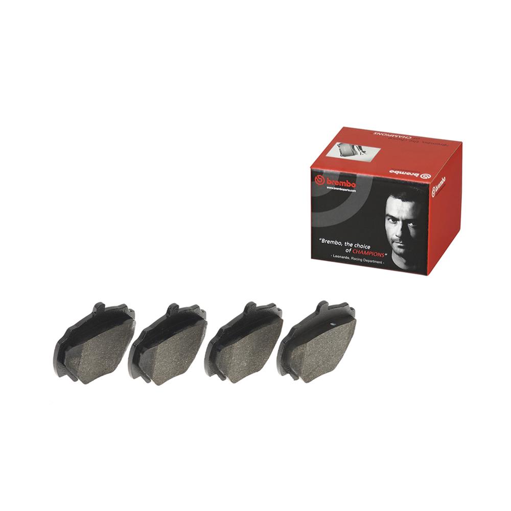 Brembo Low-Met Brake Pads P44001 Pads, Brembo, Semi-Metallic, Integrally Molded, Shims, Land Rover, Set thumbnail 2