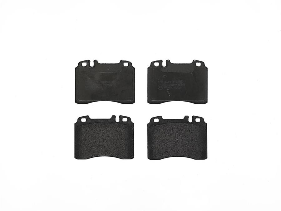 Brembo Low-Met Brake Pads P50022 Pads, Low-Met, Semi-metallic, Integrally Molded, Shims, Front, Mercedes-Benz, Set thumbnail 4