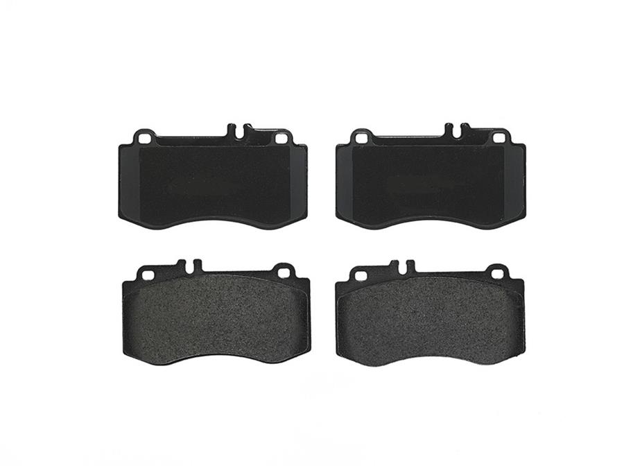 Brembo Low-Met Brake Pads P50087 Pads, Brembo, Semi-Metallic, Integrally Molded, Shims, Mercedes-Benz, Set