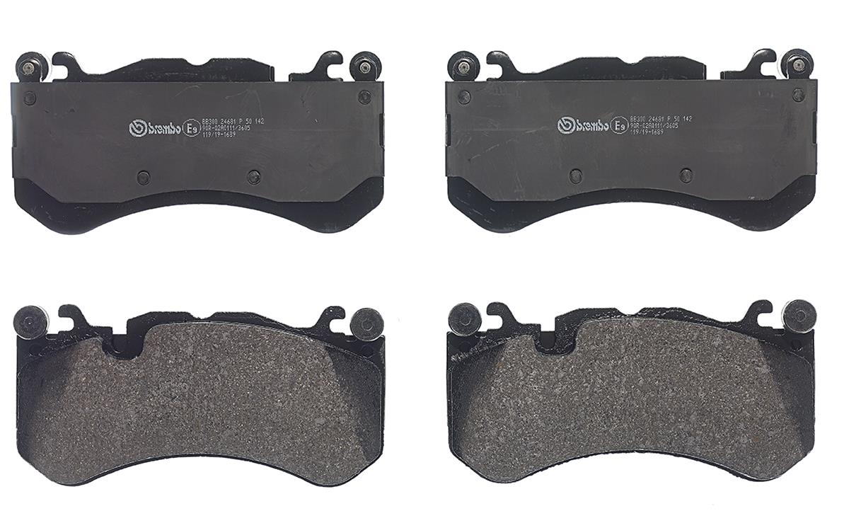Brembo P50142 Brembo LowMet Brake Pads Summit Racing