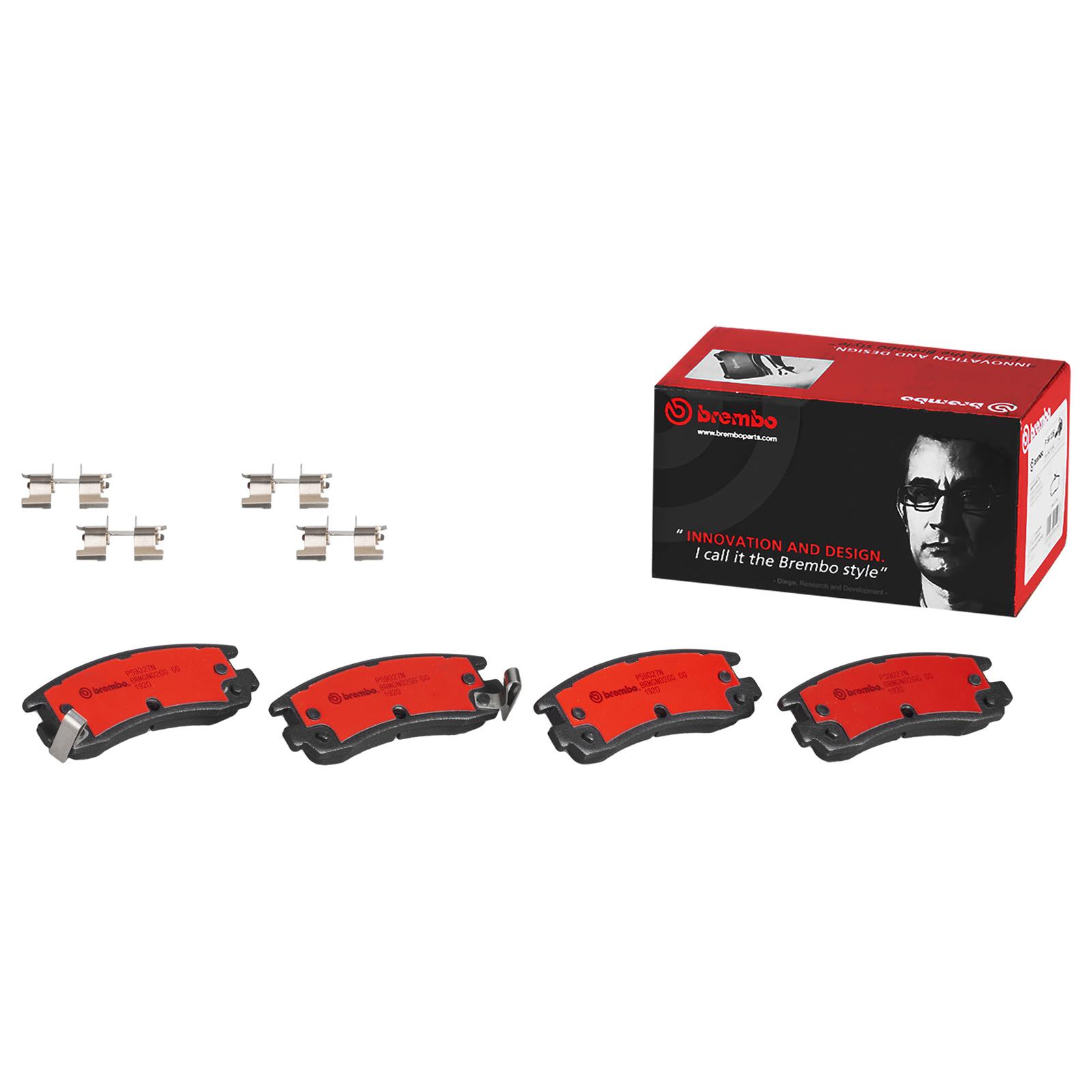 Brembo P59027N Brembo NAO Ceramic Brake Pads Summit Racing