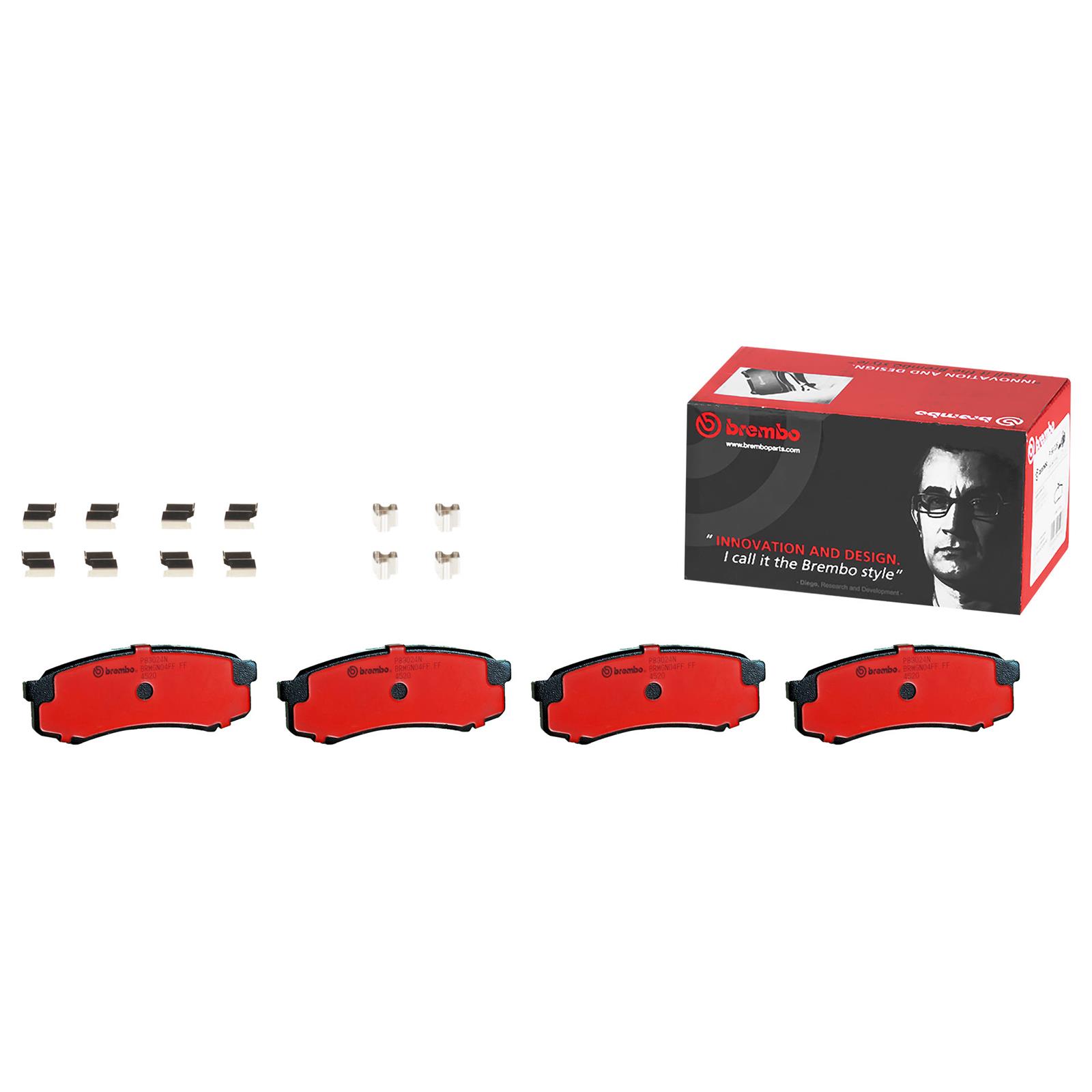 2021 TOYOTA 4RUNNER Brembo P83024N Brembo NAO Ceramic Brake Pads ...