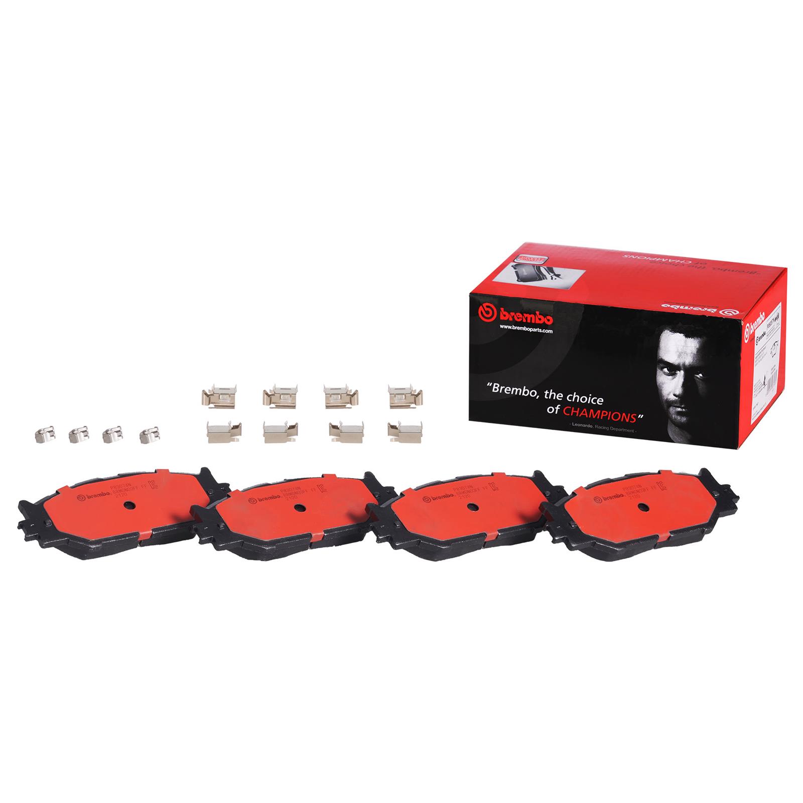 Brembo P83074N Brembo NAO Ceramic Brake Pads Summit Racing