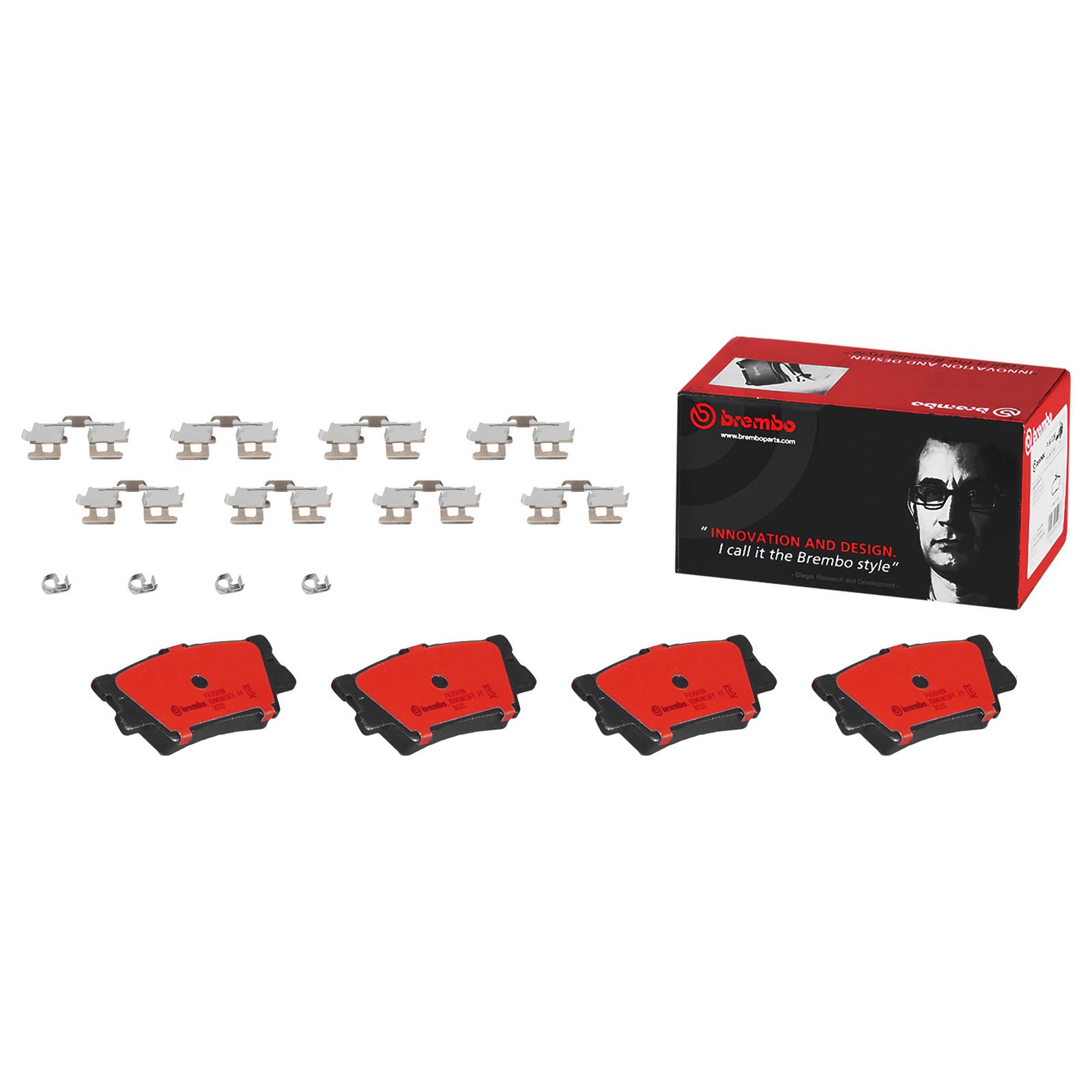 Brembo P83089N Brembo NAO Ceramic Brake Pads | Summit Racing