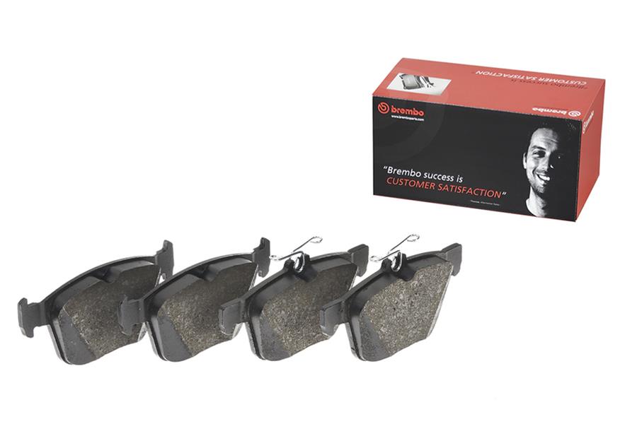 Brembo Low-Met Brake Pads P85124 Pads, Brembo, Semi-Metallic, Integrally Molded, Shims, Audi, Set thumbnail 5