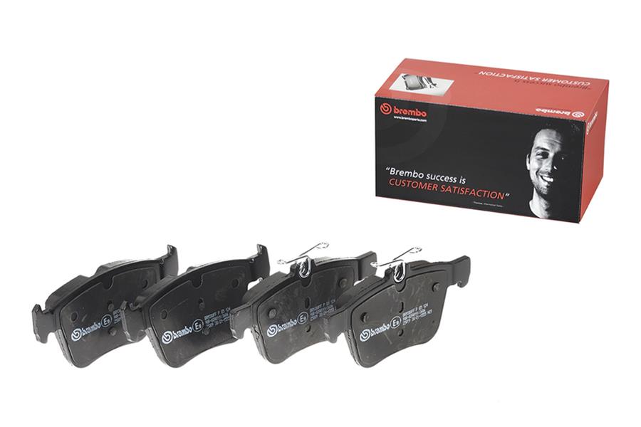 Brembo Low-Met Brake Pads P85124 Pads, Brembo, Semi-Metallic, Integrally Molded, Shims, Audi, Set thumbnail 6