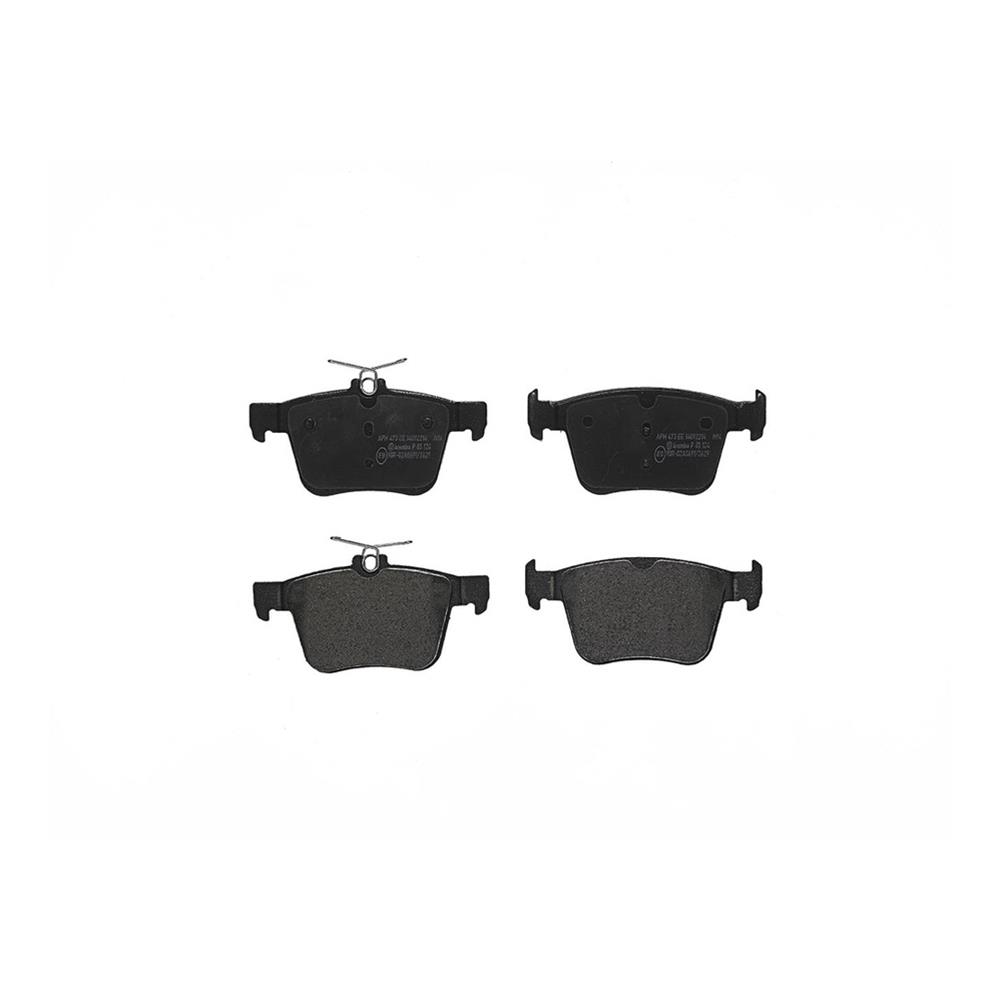 Brembo Low-Met Brake Pads P85124 Pads, Brembo, Semi-Metallic, Integrally Molded, Shims, Audi, Set thumbnail 3
