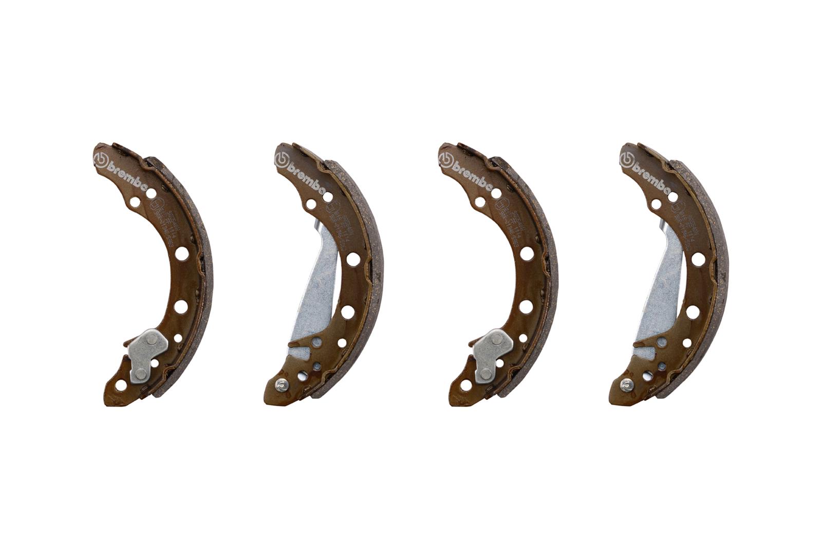 Brembo Original Equipment Brake Shoes S85540N Shoes, Equipment, Bonded, Organic, Audi, Volkswagen, Set