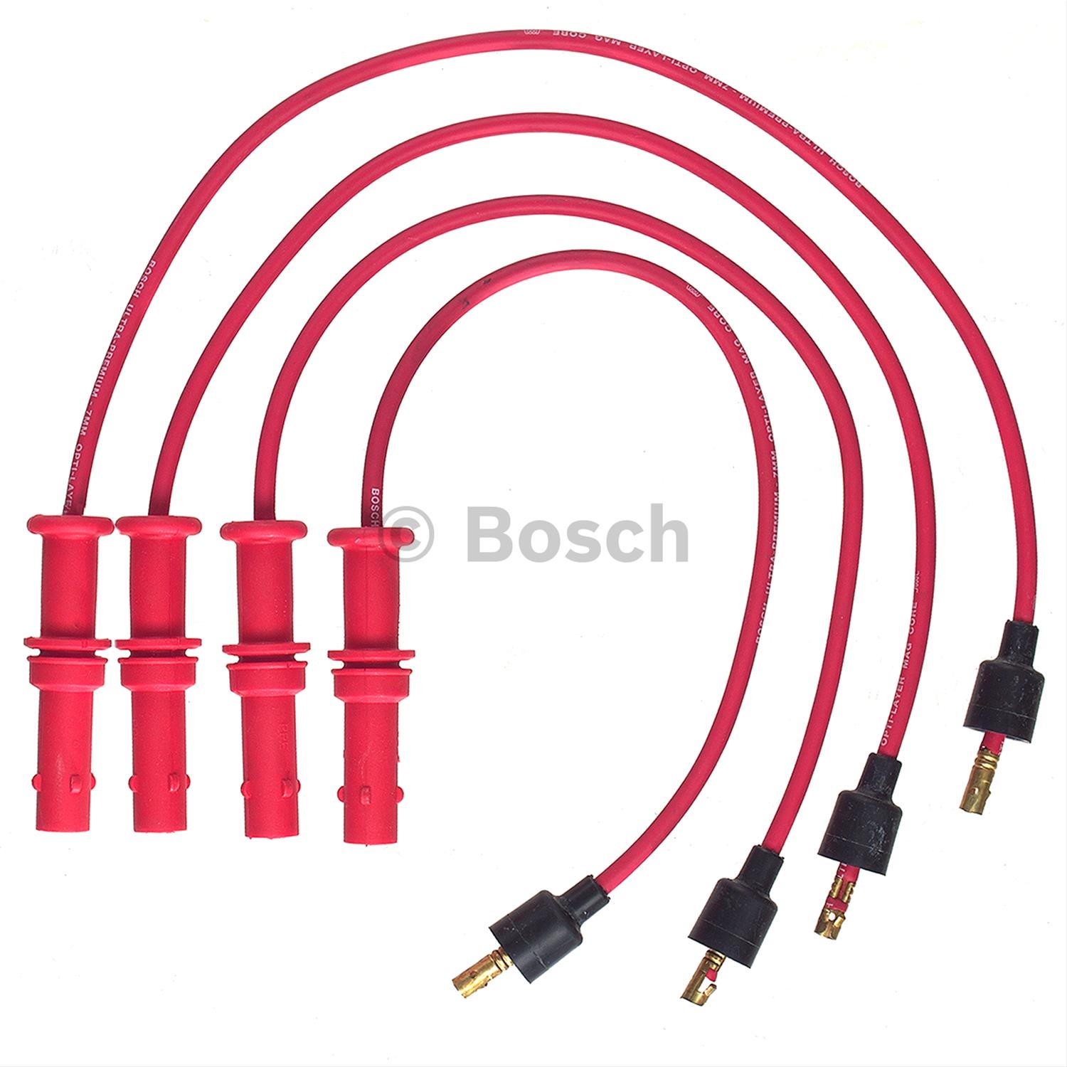 Bosch Automotive 09067 Bosch Premium Spark Plug Wire Sets Summit Racing