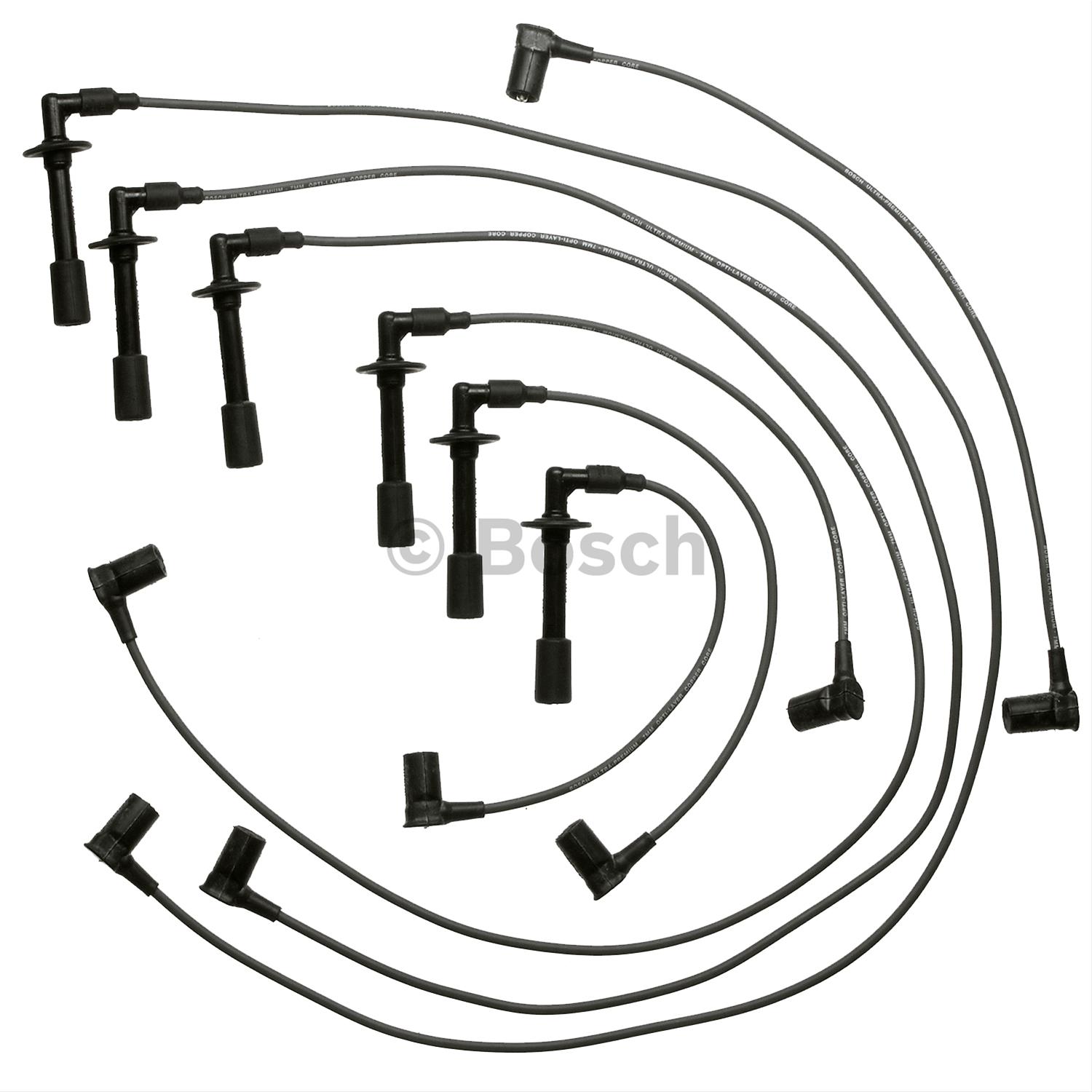Bosch Automotive 09262 Bosch Premium Spark Plug Wire Sets Summit Racing