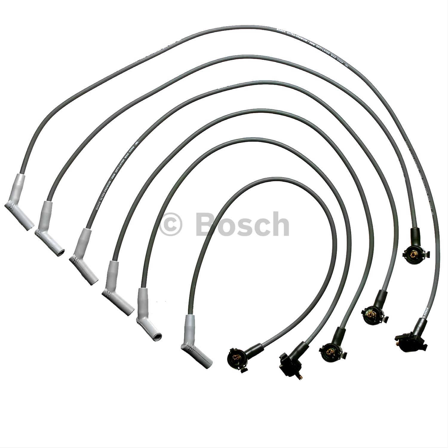 Bosch Automotive 09739 Bosch Premium Spark Plug Wire Sets Summit Racing