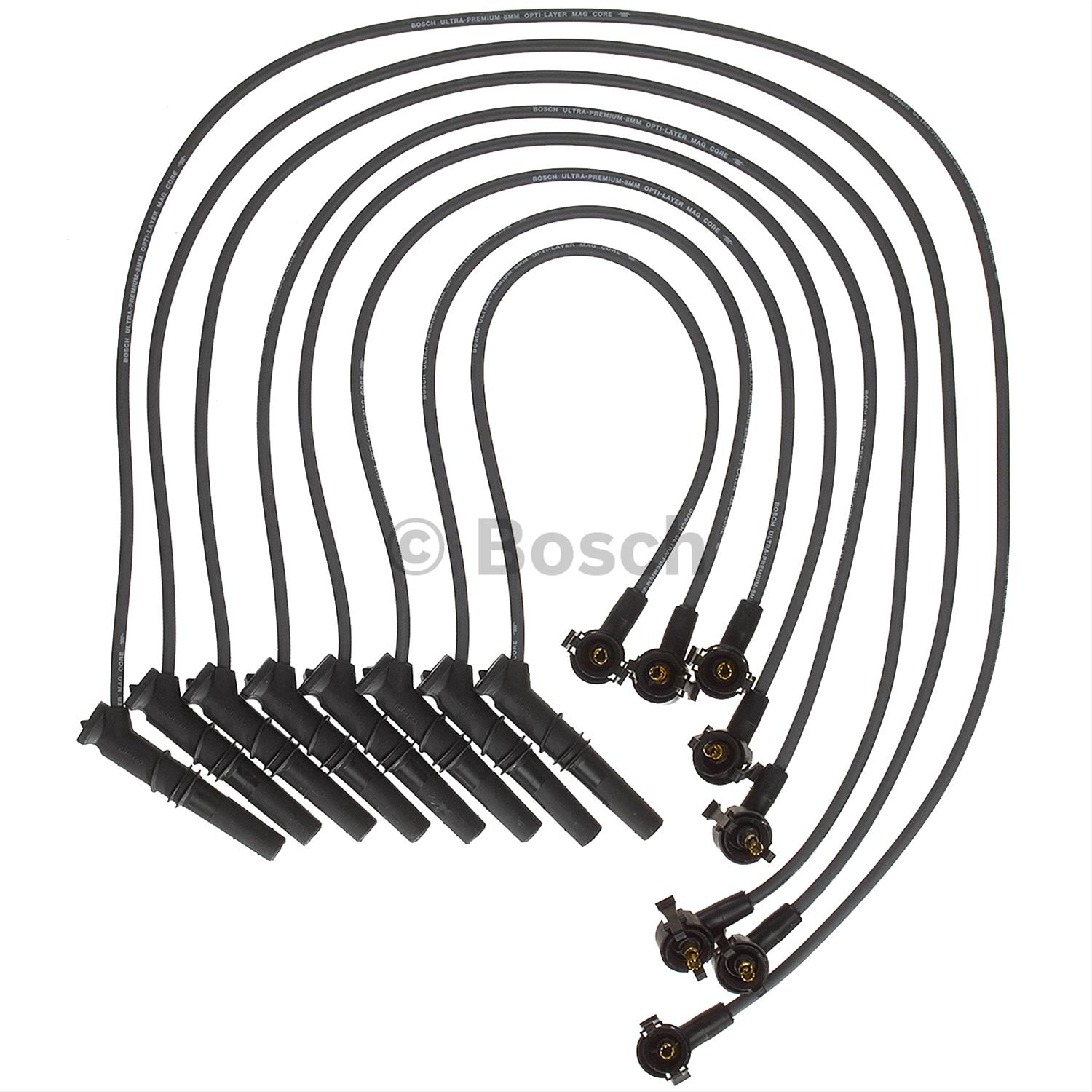 Bosch Automotive 09786 Bosch Premium Spark Plug Wire Sets Summit Racing