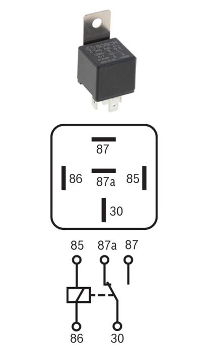 thumbnail image 2 of BOSCH Relay 10-Pack - Original Manufacturer Part 0986AH0611 2 of 11